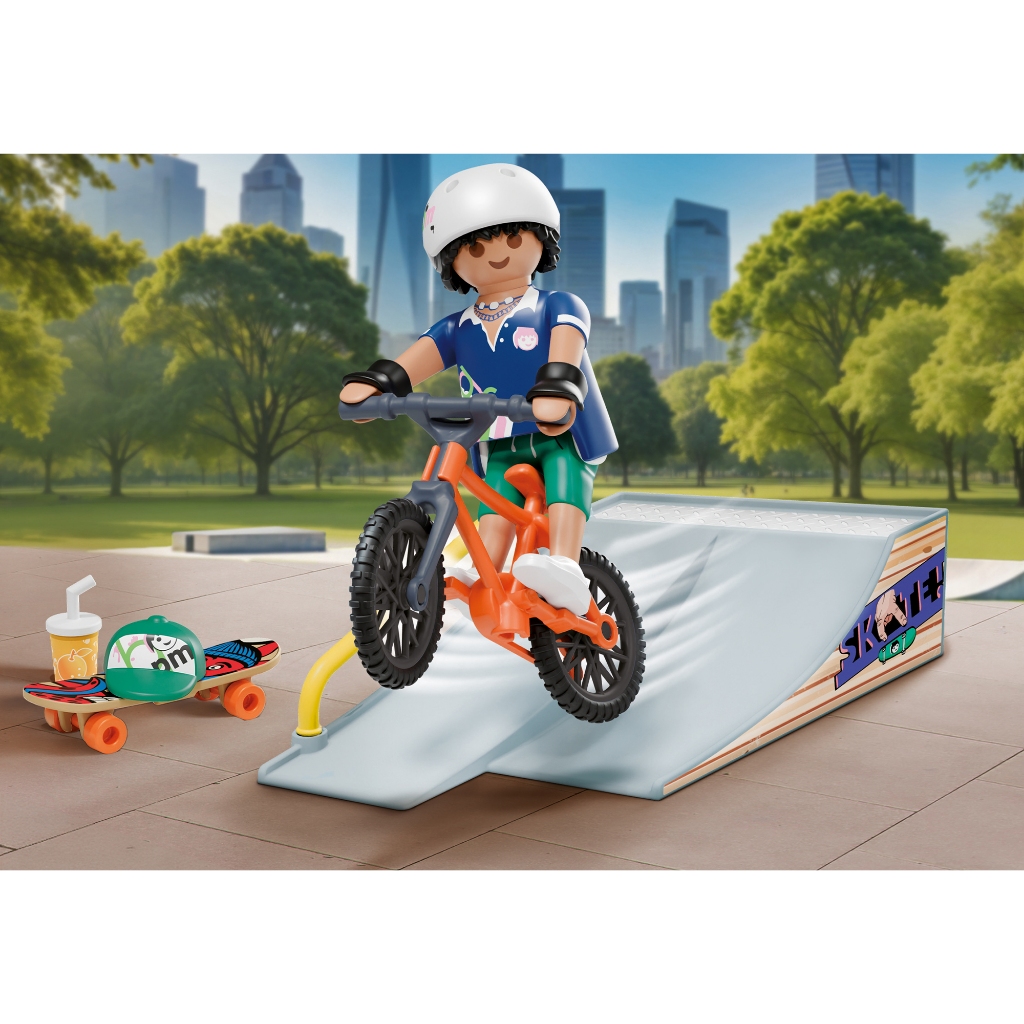 Playmobil 71798 Promo Pack Skateboard with Ramp โปรโมแพ็ค สเกตบอร์ดพร้อมทางลาด