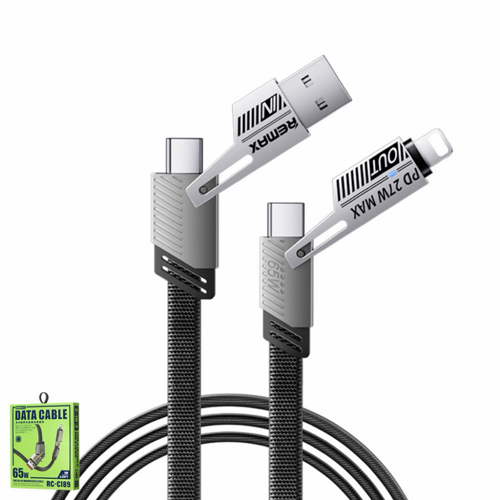 Cable 2in2 RC-C189 (Black) Remax