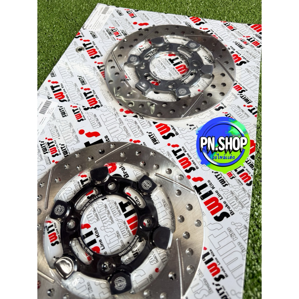 จานเบรคSwitแท้🇹🇭💯 ไม่มีหมุด(Sunstar) สำหรับClick125/Giorno125(ตัวธรรมดา) ขนาด190มิล สินค้ารับประกัน