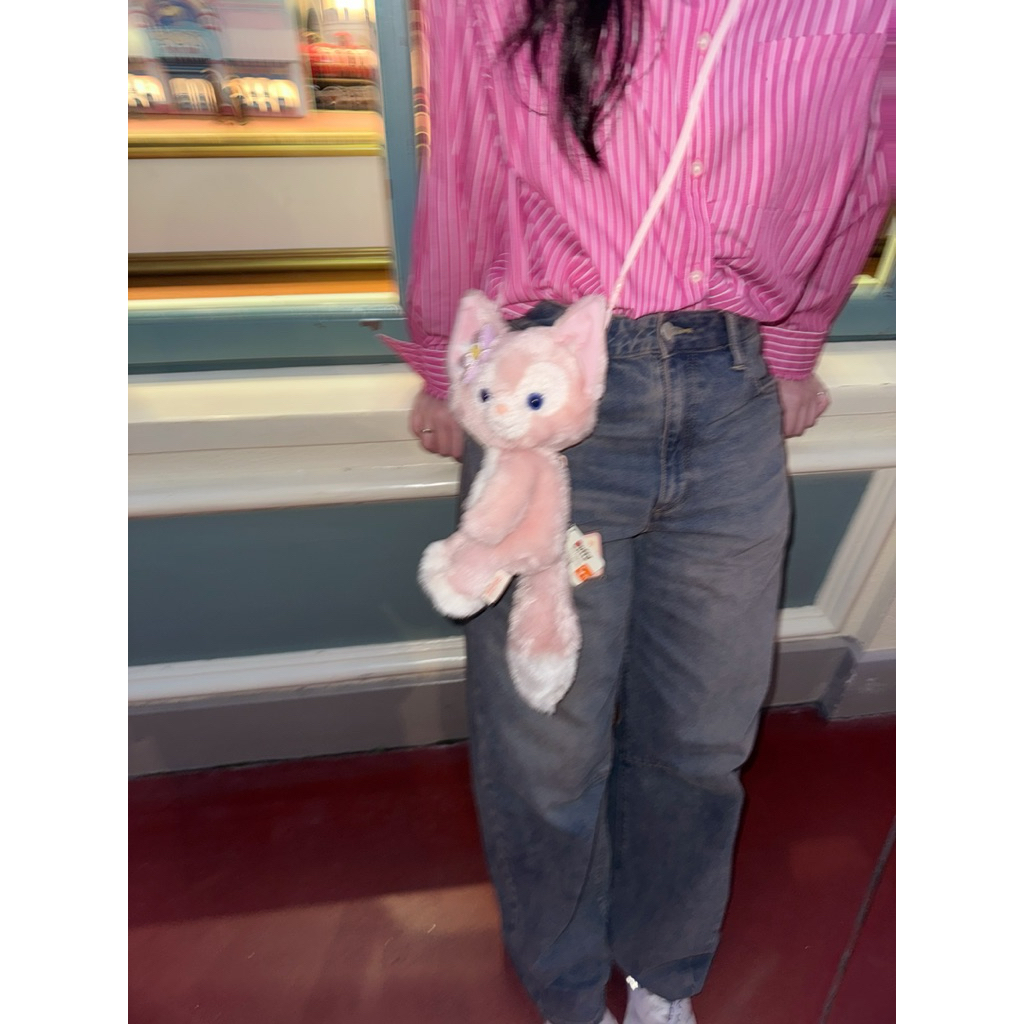 กระเป๋า + ที่คาดผม duffy and friends แท้ (มือสอง)