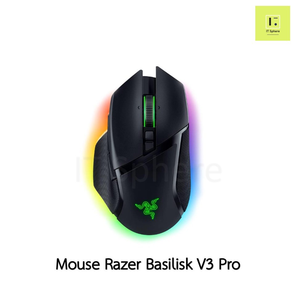 [โปรโมชั่นจำนวนจำกัด ประกันศูนย์ไทย]  Razer Basilisk V3 Pro MOUSE เม้าส์ เม้า เมาส์  MS-BASILISK Wireless Gaming