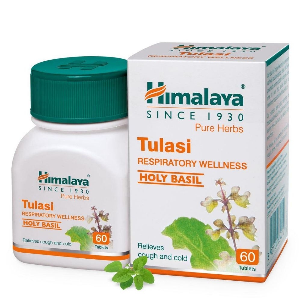 หิมาลัย ทูลาซี ระบบทางเดินหายใจ 60แท็บ(Himalaya Tulasi respiratory wellness 60tab)
