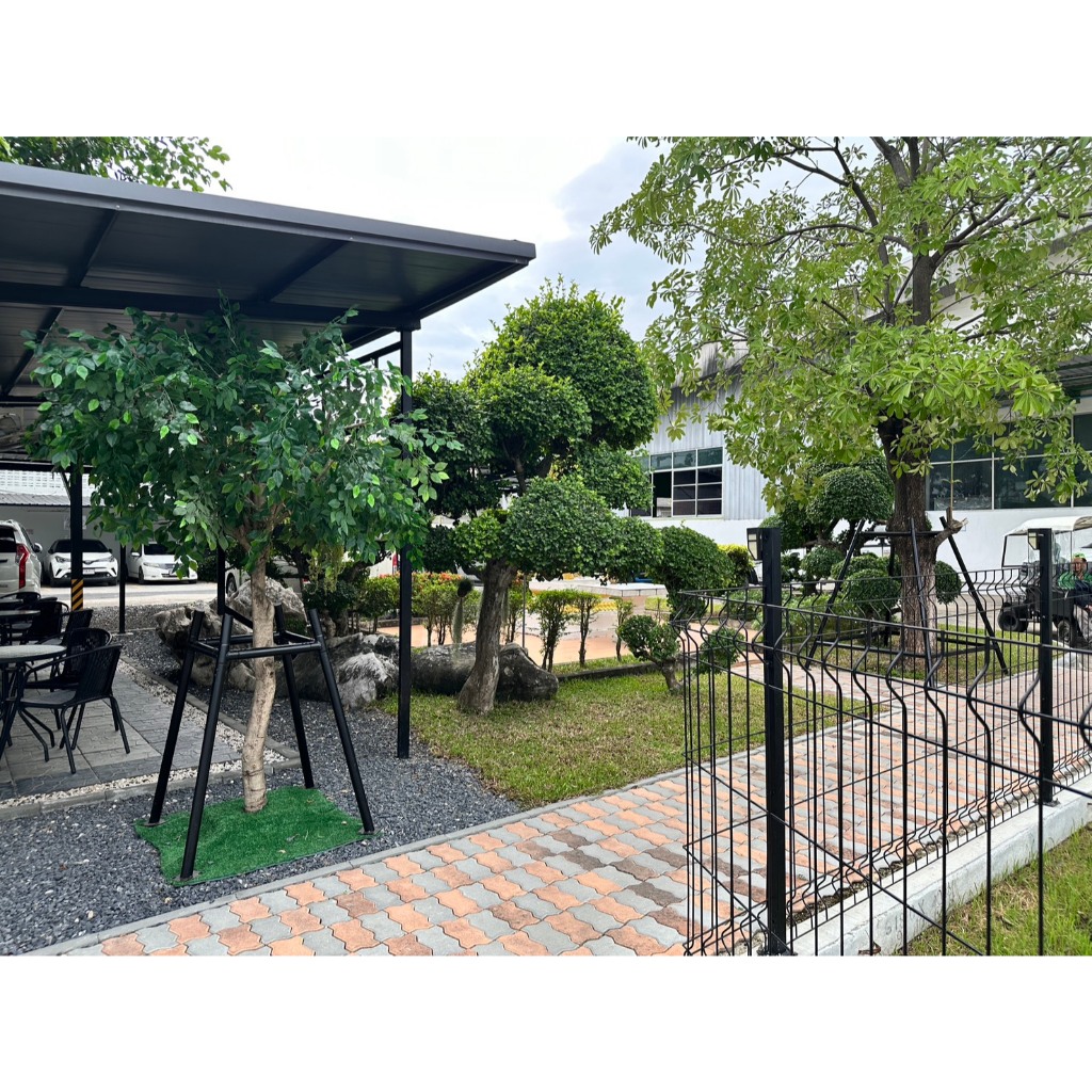 M FENCE เสาค้ำต้นไม้DIY เหล็กกัลวาไนซ์ ปรับขนาดตามความโตต้นไม้ได้ ประกอบง่าย แข็งแรง ไม่ทำลายต้นไม้ 