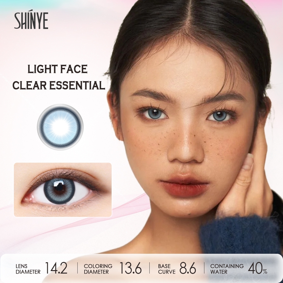 [ขายดี] SHINYE Contact Lens : Mini （Contact Lens Si） Blue คอนแทคเลนส์สี 14.5มม คอนแทคเลนส์ คอนแทคเลนส์ แบบใช้ 6 เดือน