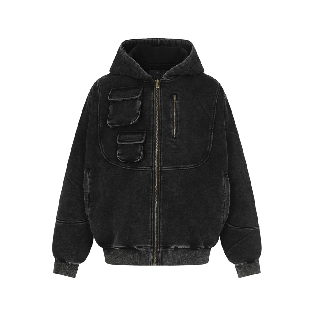 [พร้อมส่ง] Spenzer.street |  Pocket Hood🖤โอเวอร์ไซส์ เสื้อผ้าสตรีท เนื้อผ้าดี ทันกระแส unisex 2025 ข