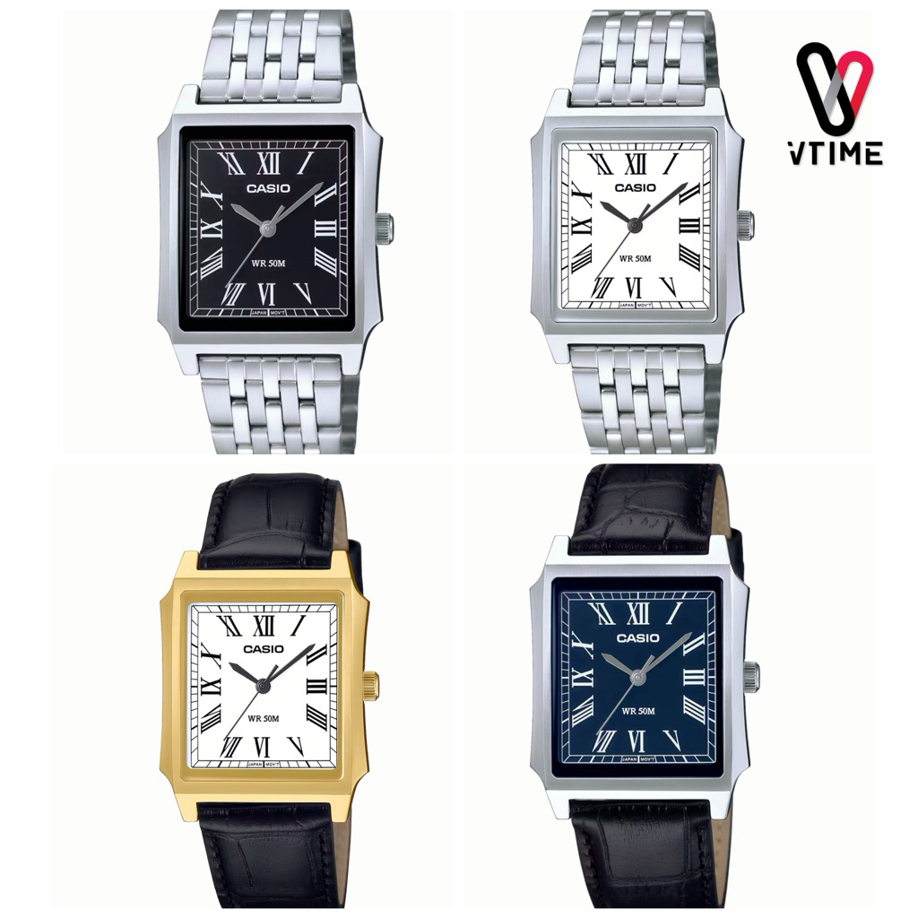 CASIO นาฬิกาผู้ชาย รุ่น MTP-B190D-1B | MTP-B190D-7B | MTP-B190L-2B | MTP-B190GL-7B