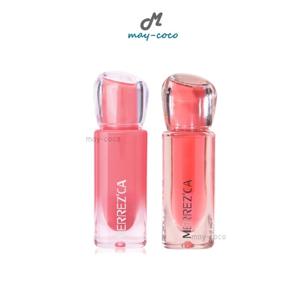 ถูก/แท้/มีไลฟ์ ลิป Merrezca Real Glow Lip/Moisture Lip Oil ลิปทิ้นท์ออร่า ทินท์เนื้อโกลว์ ทิ้น ปากนุ่ม ฉ่ำโกลว์ ลิปออยล์