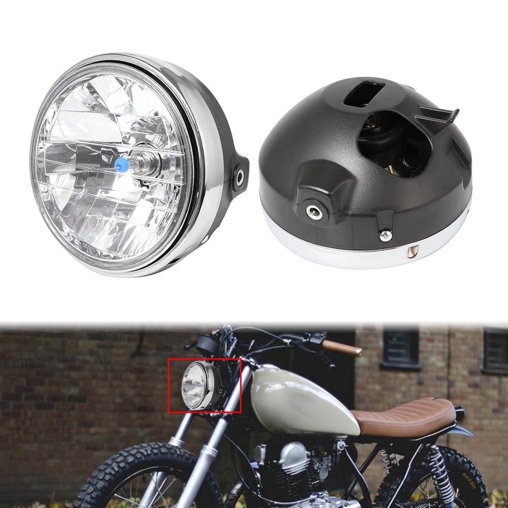 ไฟหน้ารถจักรยานยนต์ ทรงกลม 7 นิ้ว 12V สําหรับ HONDA Hornet CB400 CB500 CB600 CB1300 VTR250 CB250 VTEC400 CB VTEC 400
