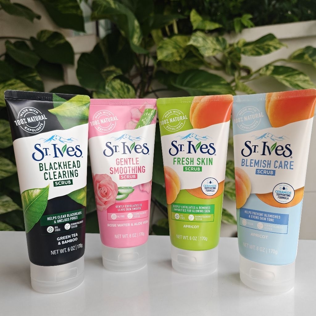 St.lves เซนท์ ไอฟ โฟมล้างหน้า สครับหน้า ขัดผิวหน้า ขนาด 90-170 g.