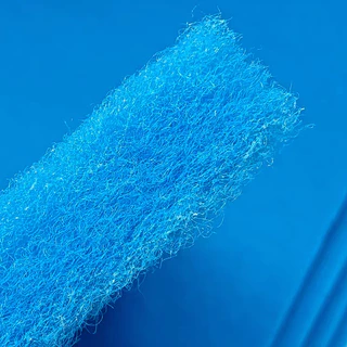 ใยกรองน้ำ ใยกรองละเอียด สีฟ้า/สีเขียว 100*33*2 ซม. ใยสก๊อตช์ไบรต์ หนาแน่นพิเษศเกรดA เนื้อแน่นไม่ยุ่ย