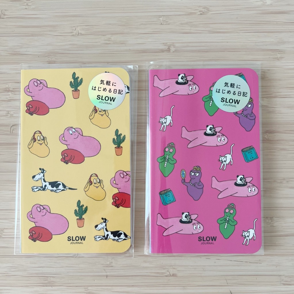สมุด A6 Diary Slow Journal ลาย #barbapapa