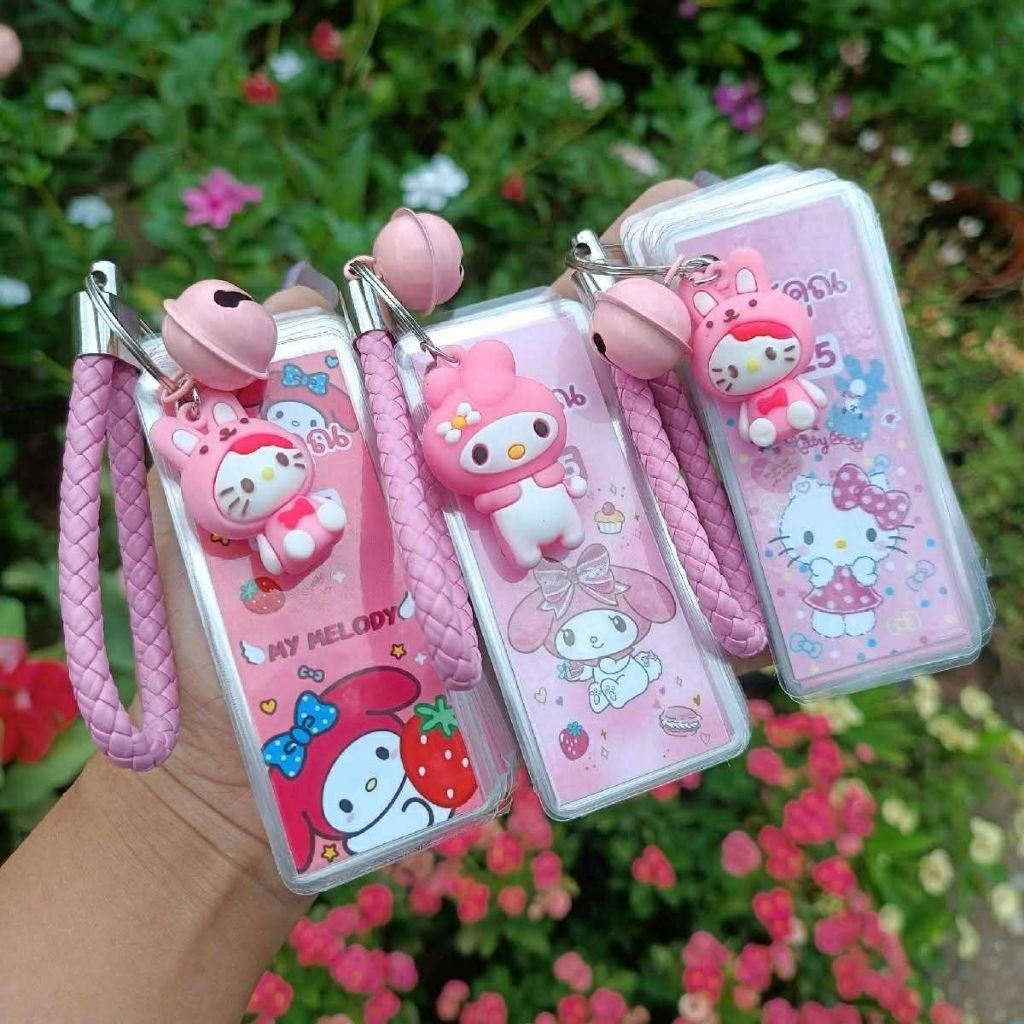 สูตรคูณพกพาแม่2-25 พวงกุญแจสูตรคูณการ์ตูนพร้อมกระดิ่ง