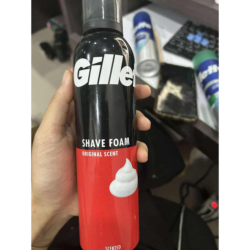 โฟมโกนหนวด ยิลเลตต์ ขนาด 200ml. Gillette Foamy/Shaving Foam ราคา ถูกที่สุด ดีลบีเคเค แกลเลอรีภาพที่ 4