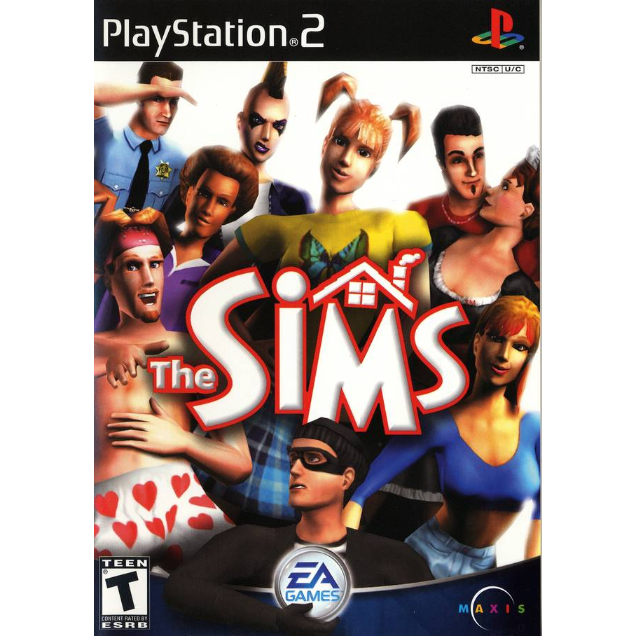 [PS2] The Sims (1 DISC) เกมเพลทู แผ่นก็อปปี้ไรท์ PS2 GAMES BURNED DVD-R DISC