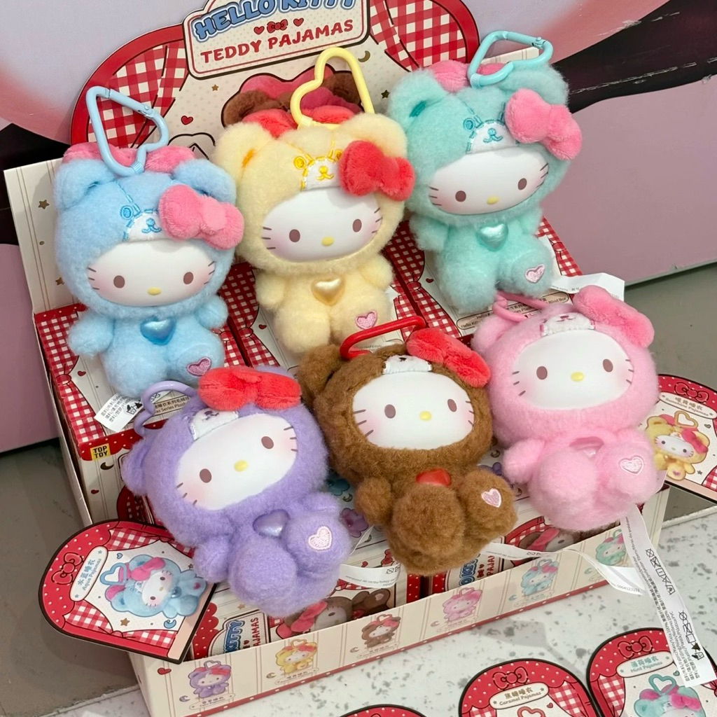 [ พร้อมส่ง ]💘✨ พวงกุญแจ Hello Kitty x Toptoy