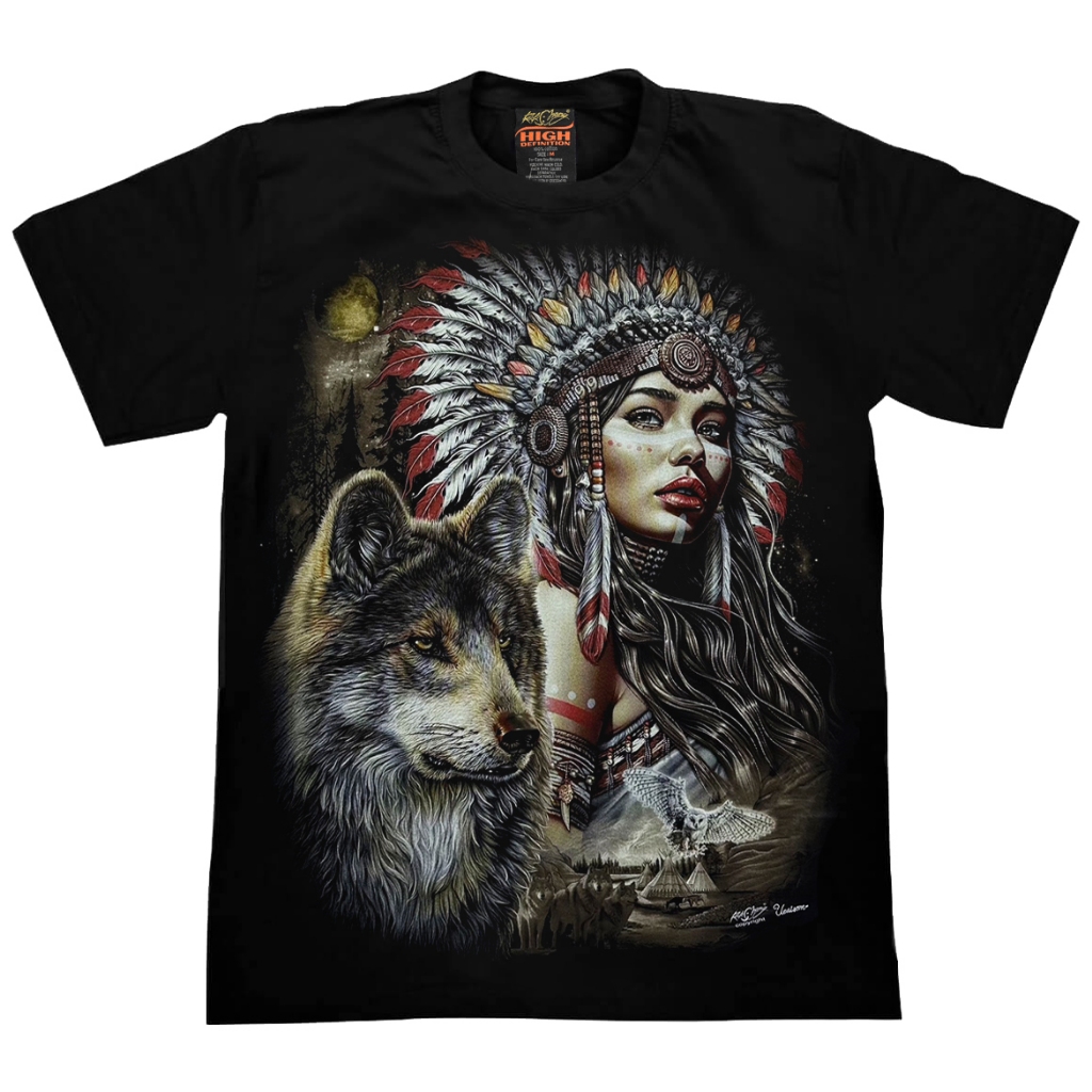 เสื้อยืดสกรีนเรืองแสง ROCK CHANG HD150