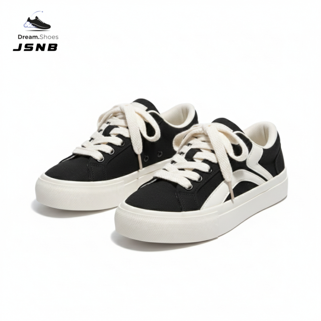 ส่งฟรี รองเท้าผ้าใบแฟชั่นแนวสตรีท Unisex ไซส์ใหญ่ 36-45 พร้อมส่ง รองเท้าสเก็ต ผ้าใบลำลอง สไตล์เกาหลี [LN6900]