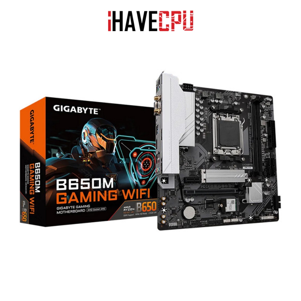 เมนบอร์ด (mainboard) iHAVECPU(AM5) GIGABYTE B650M GAMING WIFI (REV1.2)