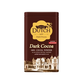 โกโก้ผง ตราโกโก้ดัทช์ สีเข้ม ขนาด 160 กรัม Cocoa Dutch Cocoa Powder Dark 160 G.