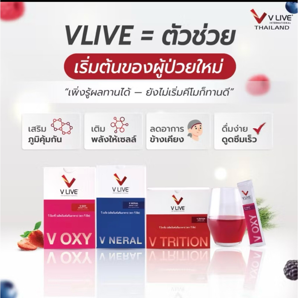เซต 3เดือน รวม 9 กล่อง ผลิตภัณฑ์อาหารเสริม V LIVE ช่วยฟื้นฟูสุขภาพด้วยเทคโนโลยีขั้นสูงระดับ Premium จากเยอรมัน