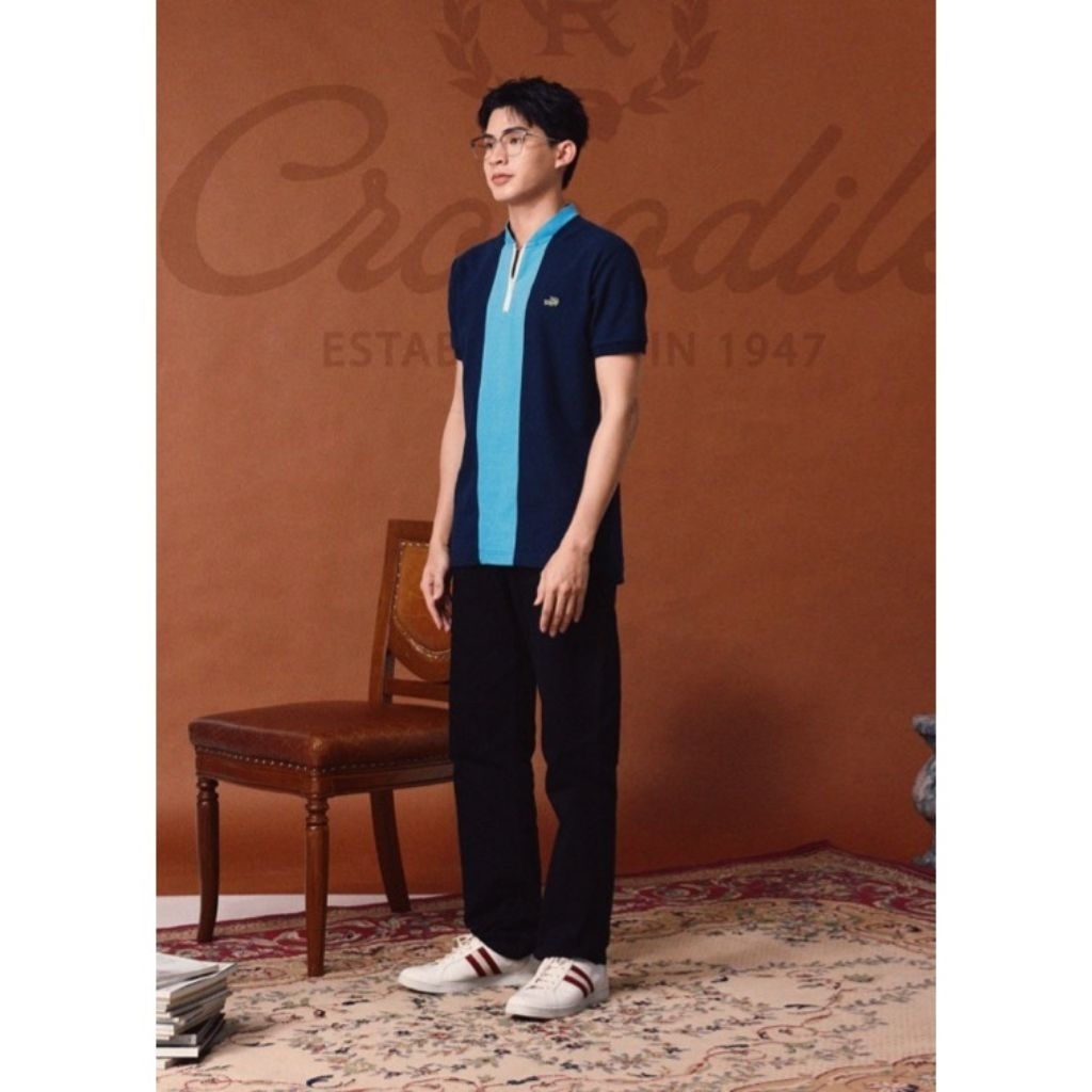 เสื้อโปโลชายแฟชั่น crocodile ลดจากป้าย 40% ของแท้ 100% ไม่แท้ยินดีคืนเงิน