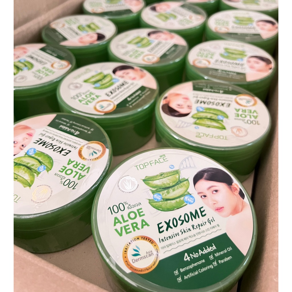arraTOPFACE  ALOE VERA INTENSIVE SKIN REPAIR GEL ช่วยลดการอักเสบ ต่อต้านริ้วรอย และเสริมเกราะป้องกันผิวให้แข็งแรง รูปที่ 5