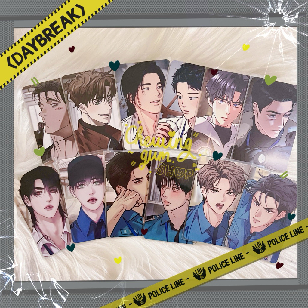 ˗ˏˋ พร้อมส่ง  ༘♡´ˎ˗ การ์ด Lezhin ตำรวจ LEZHIN DAYBREAK Photocards