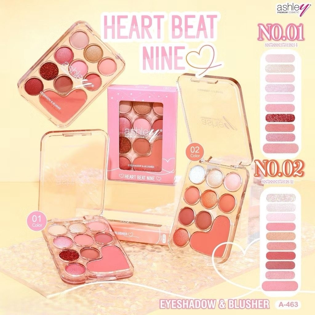 Ashley พาเลทอาแชโดว์ บลัชออน แอชลี่ย์ ashley EYESHADOW & BLUSHER A-463