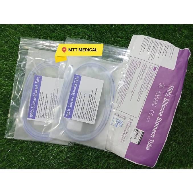 สาย ให้อาหาร ซิลิโคน Silicone Stomach Tube NG Tube เบอร์ 14 , 16,18