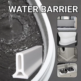 🚿แถบกั้นน้ำอ่างล้างหน้า – 360°กั้นน้ำทั่วถึง มีกาวในตัว สะอาดไม่สกปรก！