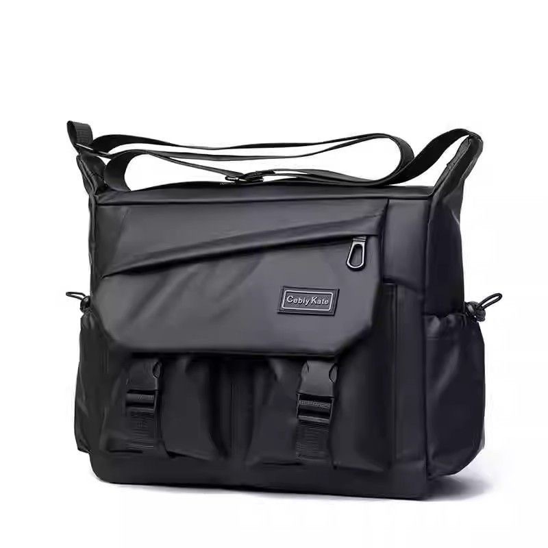 กระเป๋าสะพายไหล่ ดีไซน์กระเป๋าหลายใบ ความจุขนาดใหญ่ กันน้ํา Casual Sport Street Bag