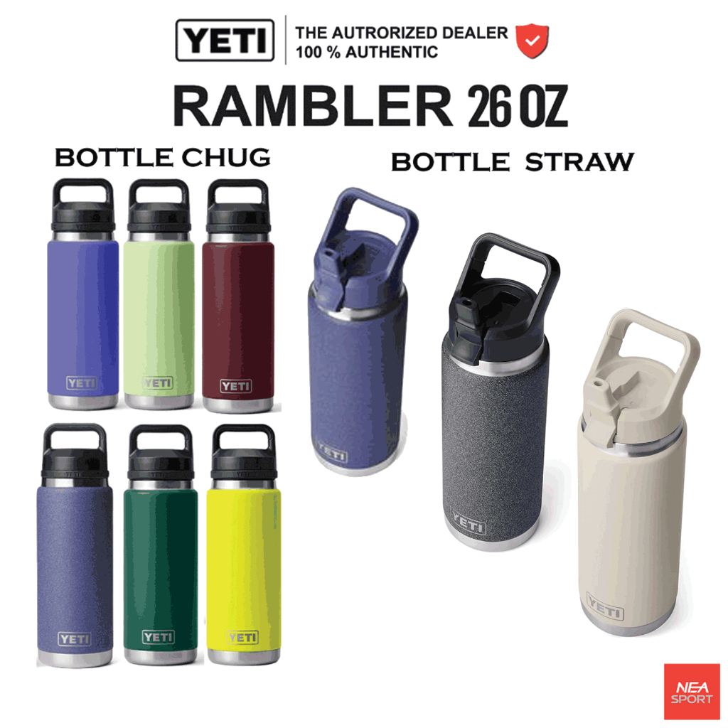 [เยติ คุณภาพต้องมาก่อน] YETI RAMBLER 26 OZ BOTTLE CHUG ขวดน้ำ เยติ ลิขสิทธิ์แท้