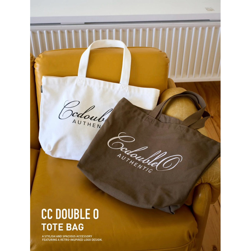 กระเป๋าผ้าCCOO ของแท้ลดราคา(สีขาว)