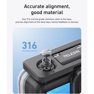 Telesin DJI Osmo Action 6 Waterproof Case with Anti-Fog เคสกันน้ำ