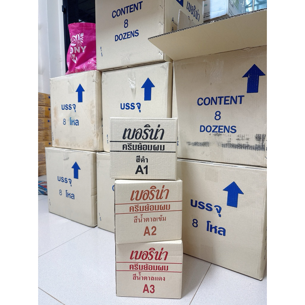 (ยกโหล) เบอริน่า 47 เฉดสี 60มล.