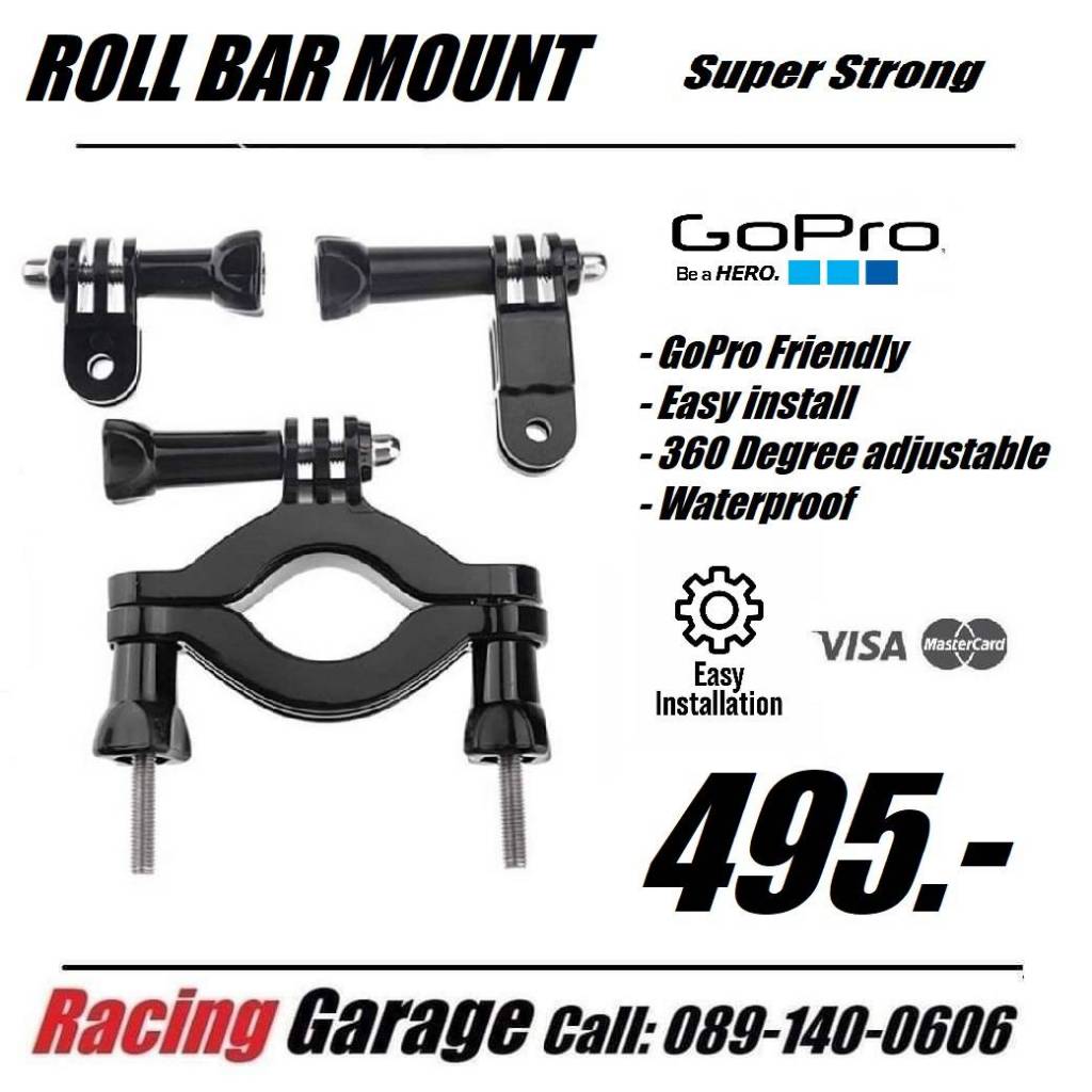 ROLL BAR MOUNT FOR GoPro