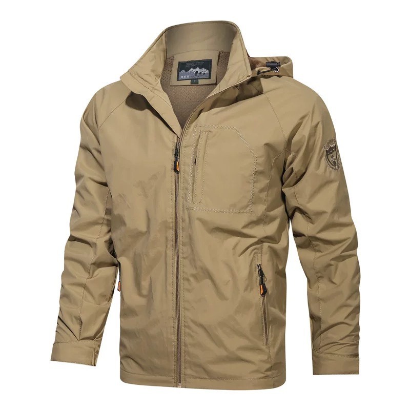 JACKET OUTDOOR  เสื้อแจ็คเก็ตกันน้ำกันแดด ฮู้ดถอด  ใส่สบายทุกกิจกรรม ใช้ได้ทั้งชายหญิง รูปที่ 3