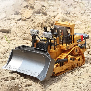 11channel alloy🚧 รถขุดบังคับ 2.4G รถบังคับ 1:20 วัสดุโลหะผสม รถดั้มบังคับ รถของเล่นเด็ก รถจักรเหมืองบังคับไกลโลหะผสมของเ