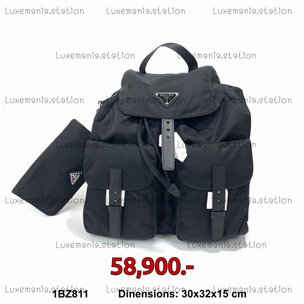 🇹🇭👜[พร้อมส่ง]: New!! Prada Re-Nylon Backpack 1BZ811 ‼️ก่อนกดสั่งรบกวนทักมาเช็คสต๊อคก่อนนะคะ‼️