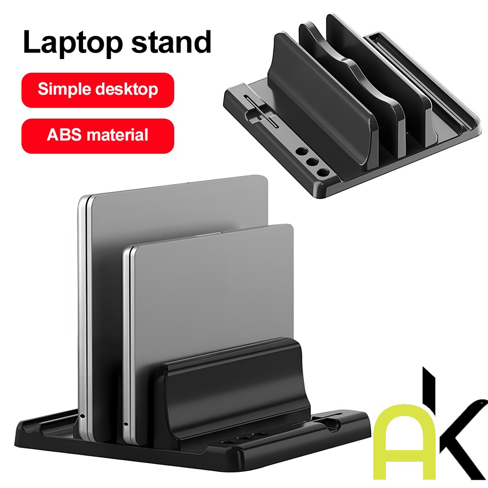 AK 2-in-1 multifunctional holder ใช้วาง Mini PC ติดกับVESAแขนจับจอ Laptop Stand แท่นวางแล็ปท็อป