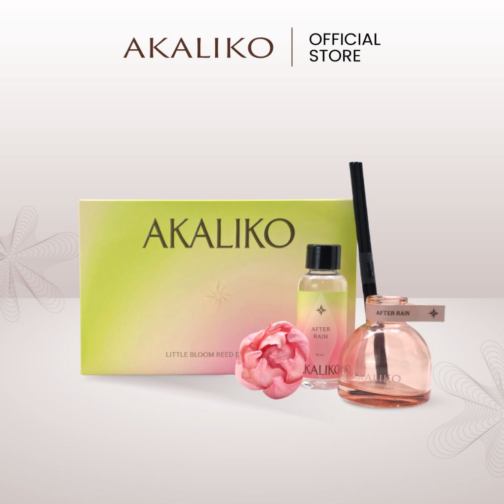 [ชุดของขวัญ] AKALIKO Little Bloom Diffuser Set อะกาลิโก เซ็ต ก้านไม้หอมปรับอากาศ พร้อมกล่องของขวัญ