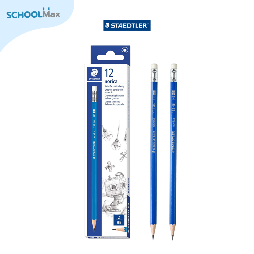 Staedtler ดินสอไม้ ดินสอHB รุ่น Norica 132 46-HB / กล่อง