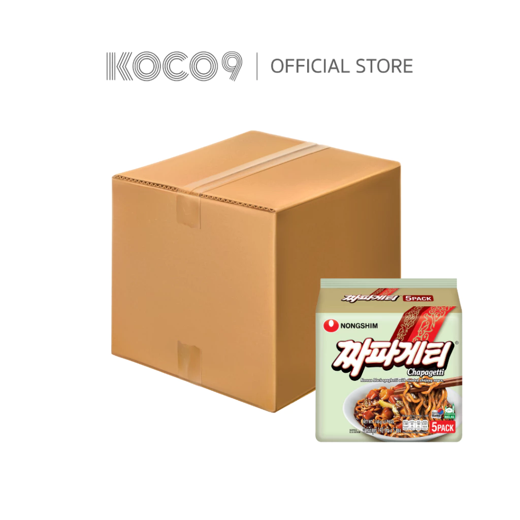 [ยกลัง 5x8] Nongshim Chapagetti และ Spicy Chapagetti ซอสดำจากเกาหลี
