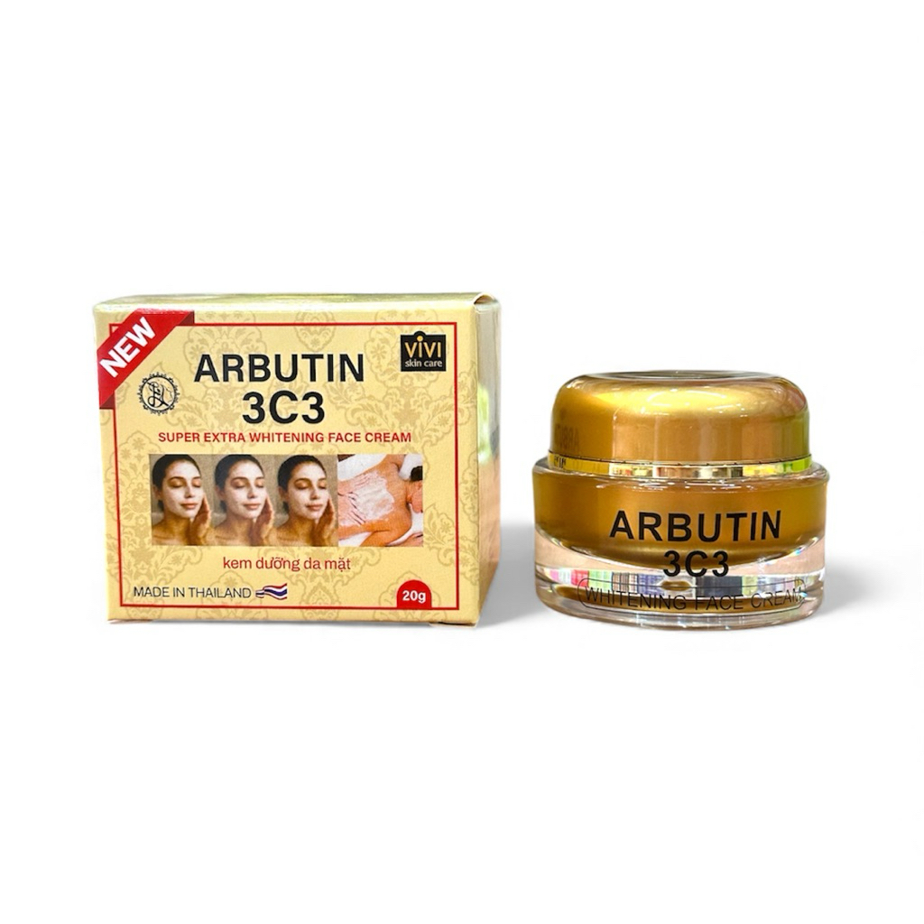 ARBUTIN 3C3 SUPER EXTRA WHITENING FACE CREAM ครีมบำรุงผิวหน้าอาร์บูติน 3C3 20g.