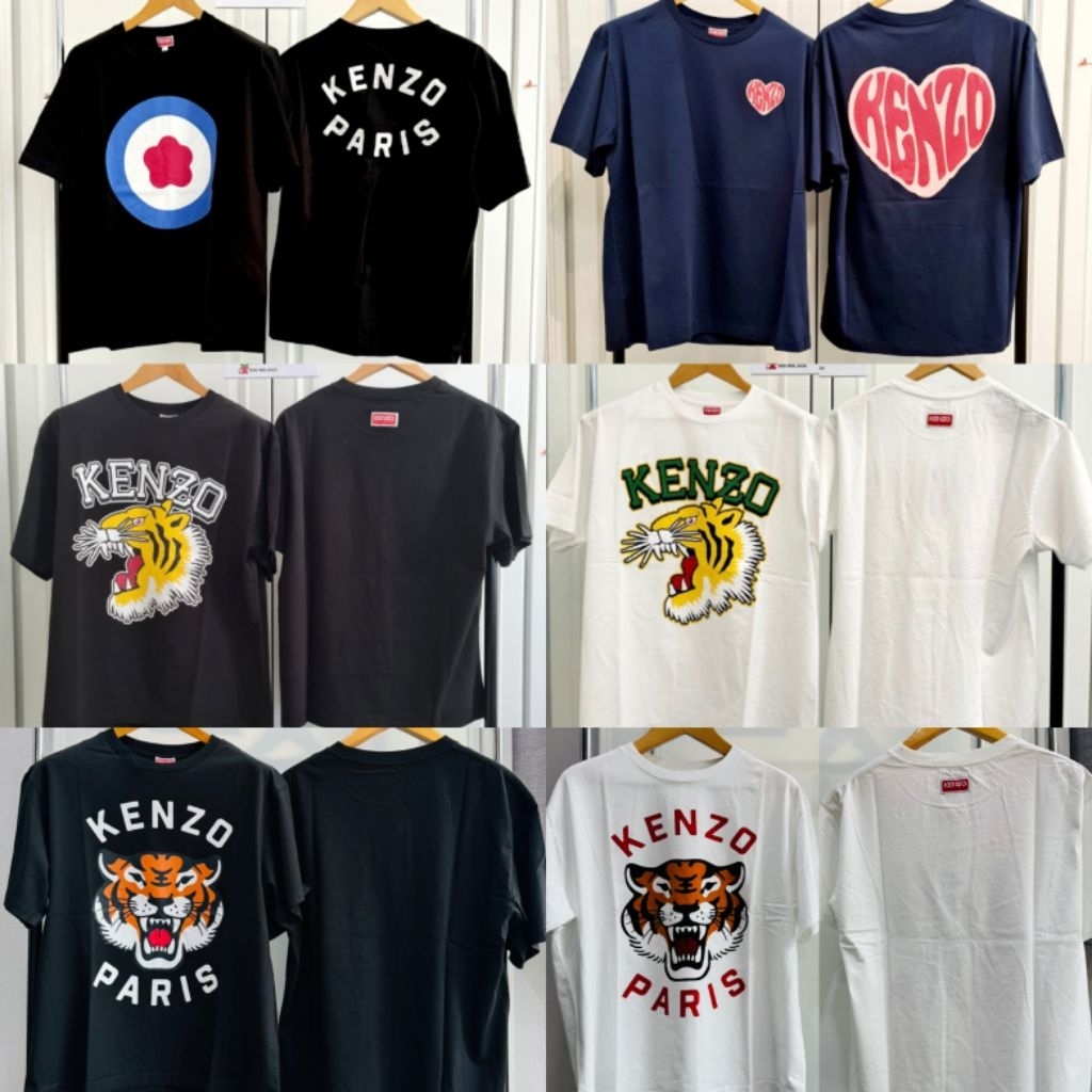 Kenzo Paris Graphic Oversized Tee มือ 1 พร้อมส่ง