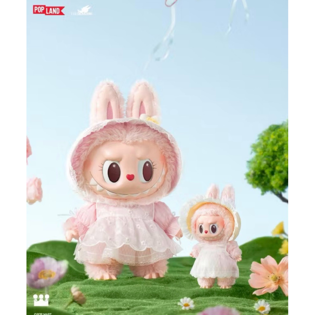 【💕ของแท้จากงานอีเว้น พารากอน💕】POPMART Momoko V2  💯Caught in Spring Plush น่ารัก พวงกุญแจแสนหวาน