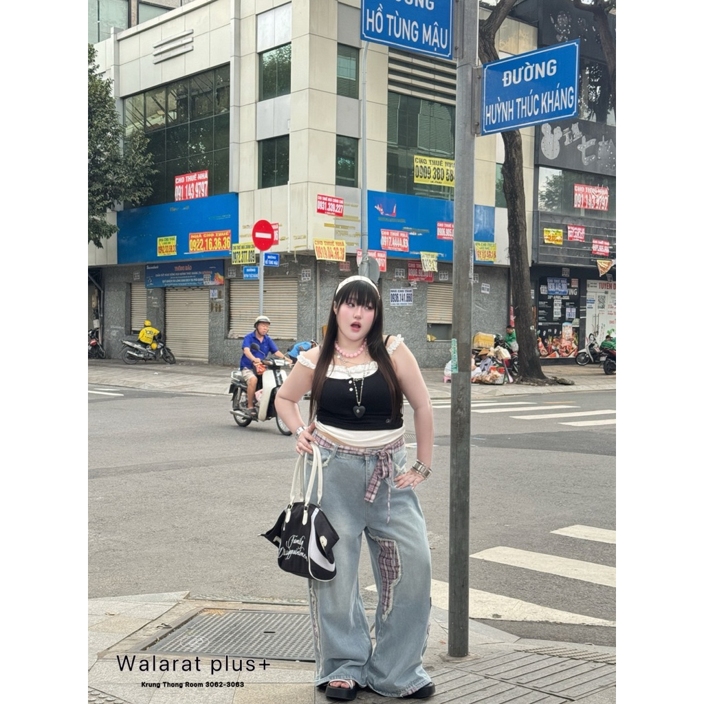 Scotty buggy jeans🎸🎺กางเกงยีนส์ ทรงบัคกึ้ แต่งสก็อต เก๋ๆ แฟชั่นมาก งานสั่งตัดตามไซส์ ทรงสวย ไซส์ใหญ่ - รูปที่ 4