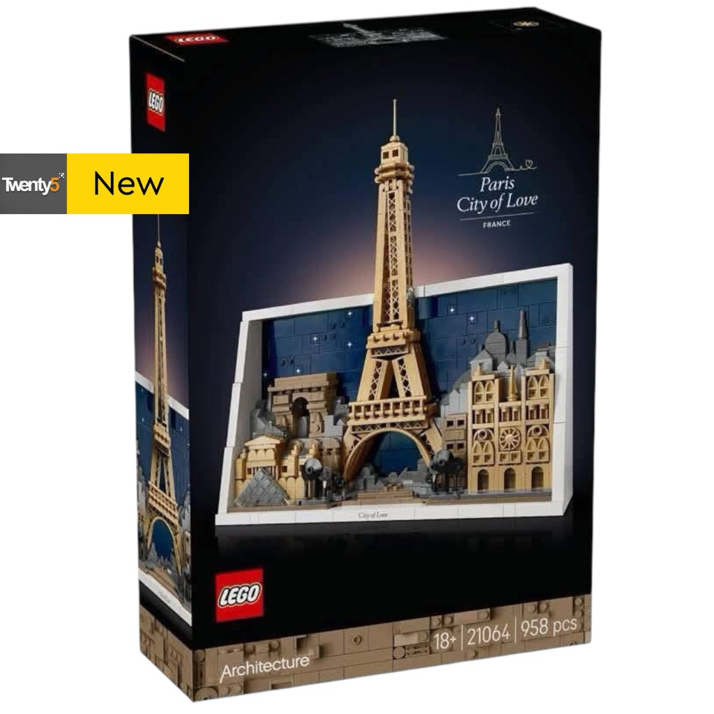 (พร้อมส่งด่วนภายในวัน) Lego Architecture 21064 Paris – City of Love