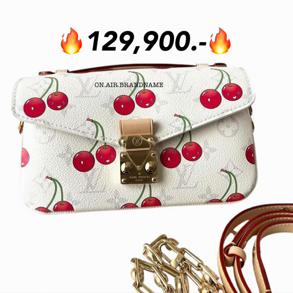 New LV x TM pochette metis east west คอลเชอร์รี่ cherry ต้องสะสม
