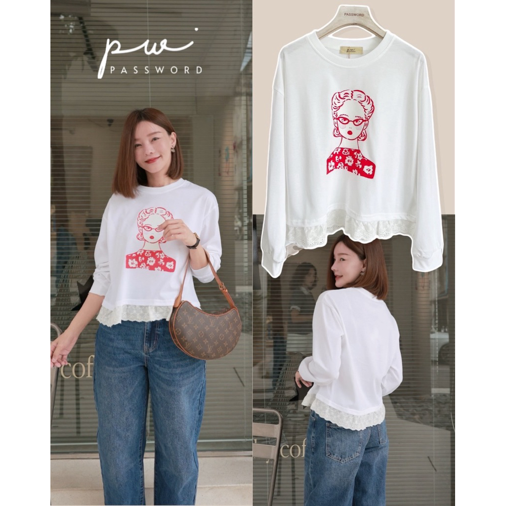 Password 6299 เสื้อยืดผ้าคอตตอนเนื้อนุ่ม ผ้าดีใส่สบายเหมือนเดิม